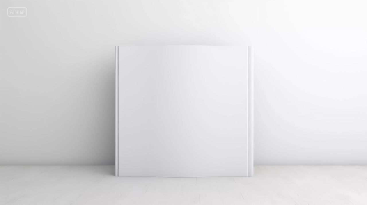 书空白书孤立镜头空白的书空白纸张有质感白色书