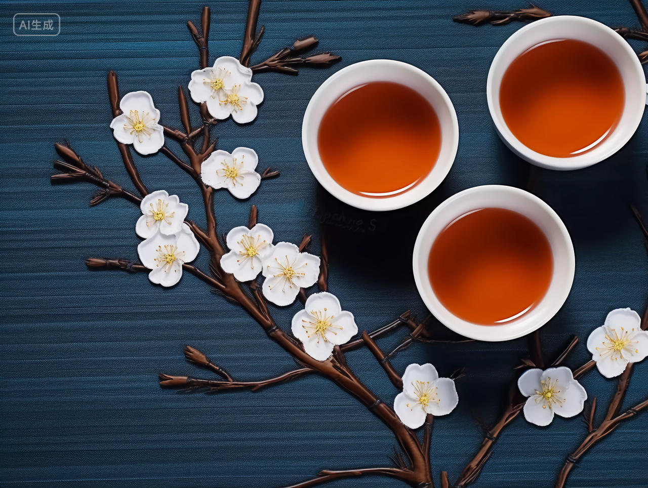 茶杯中的红茶茶汤展示茶文化茶道中国传统饮品茶