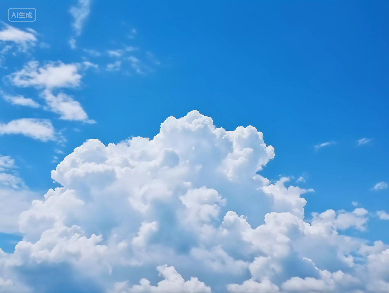 蓝天白云蓝天天空蓝色天空背景自然风景壁纸清新壁纸