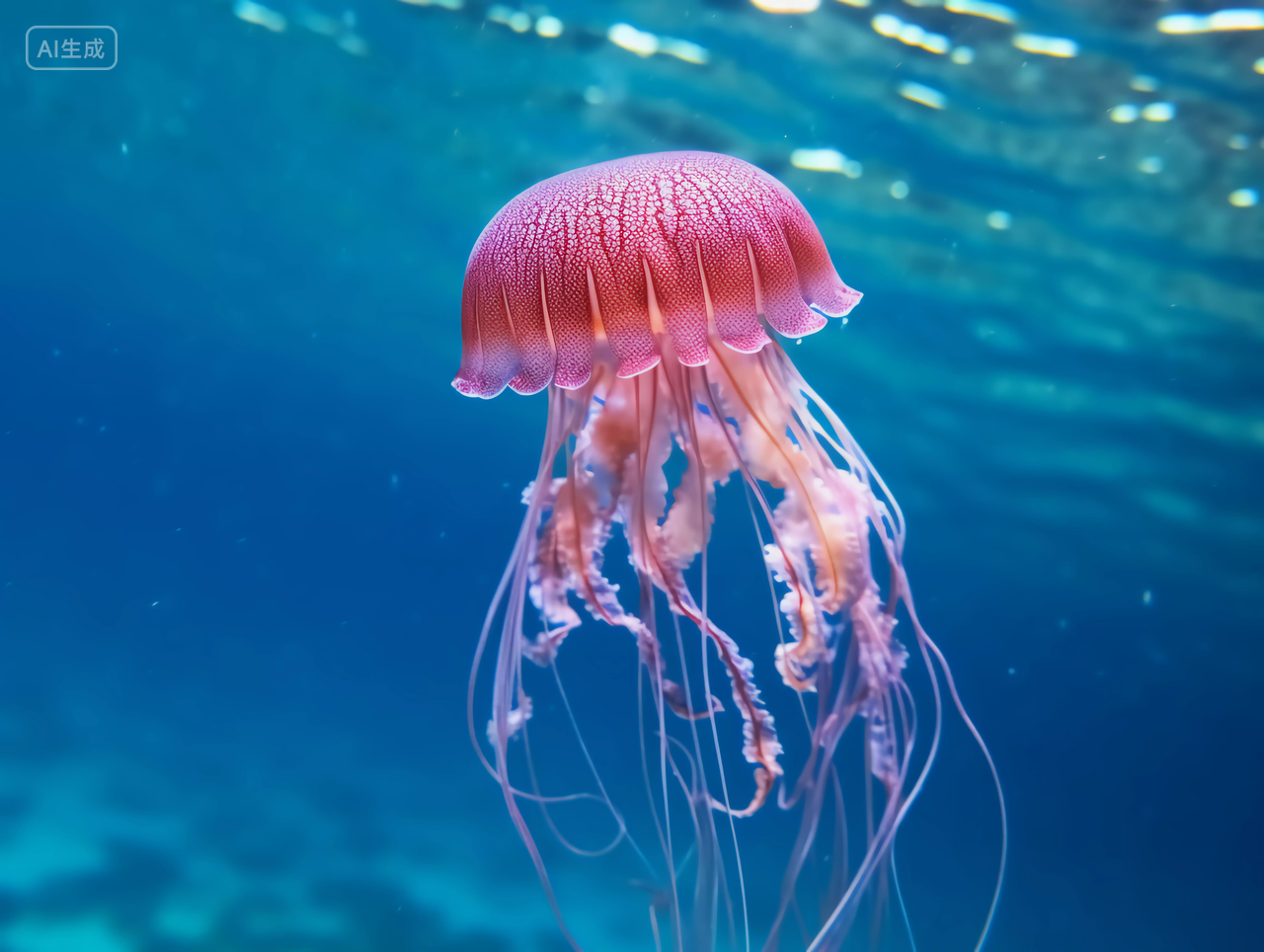 海洋水母海洋海海水电脑壁纸风景世界海洋日