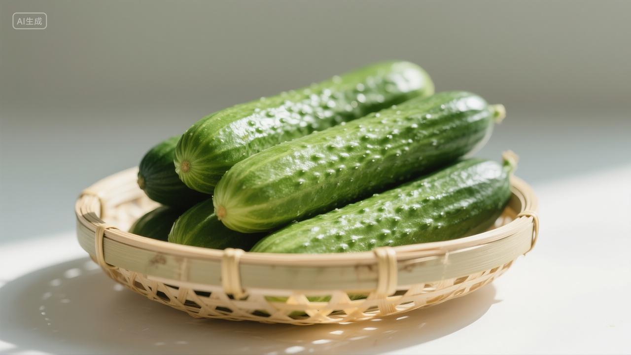 新鲜蔬菜果蔬黄瓜美食