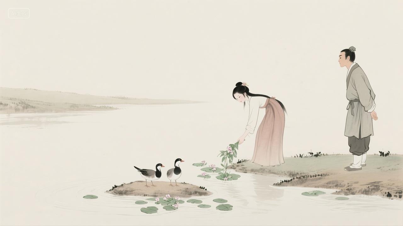 古风诗经图片PPT底图