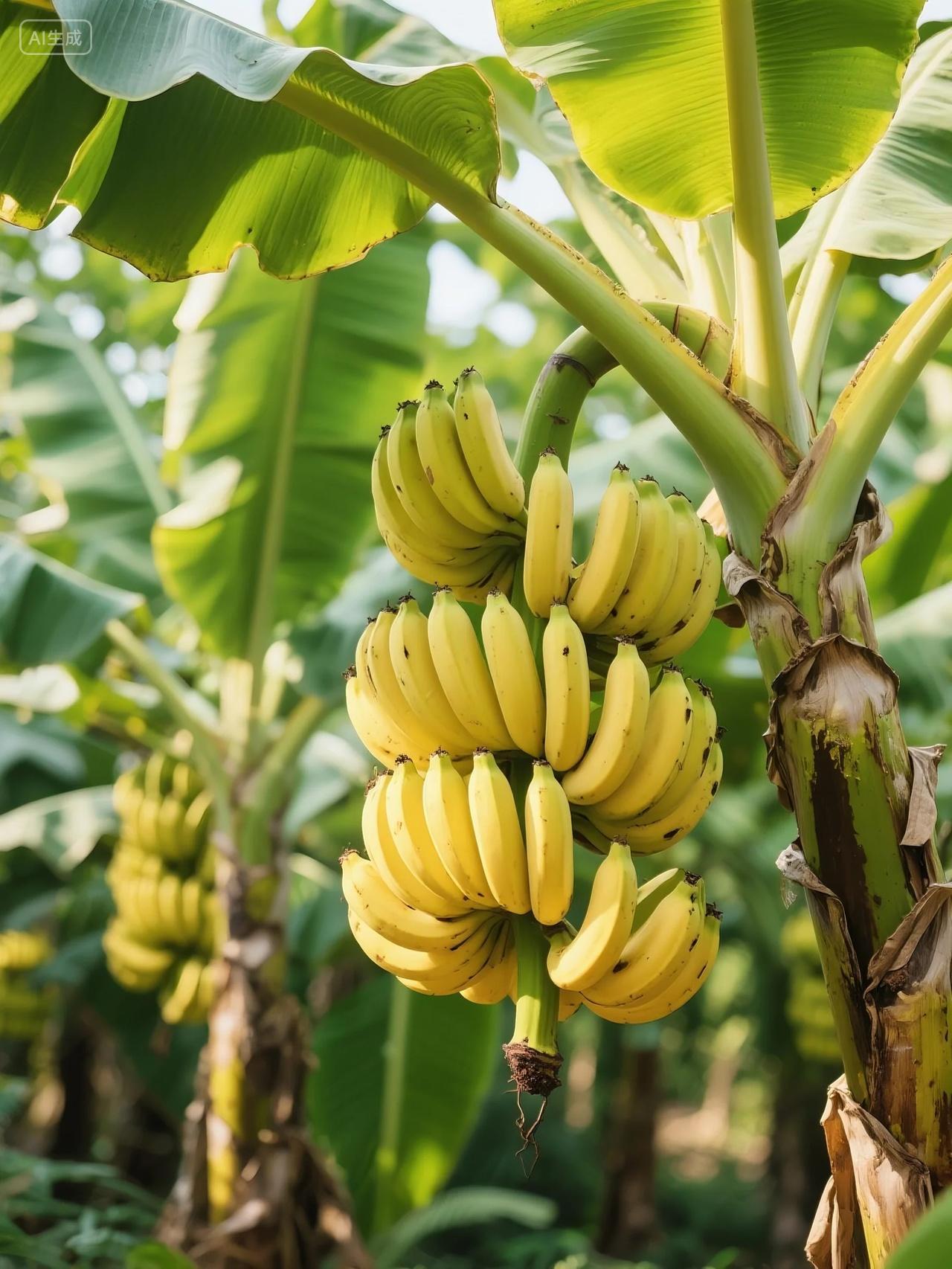 香蕉种植园摄影