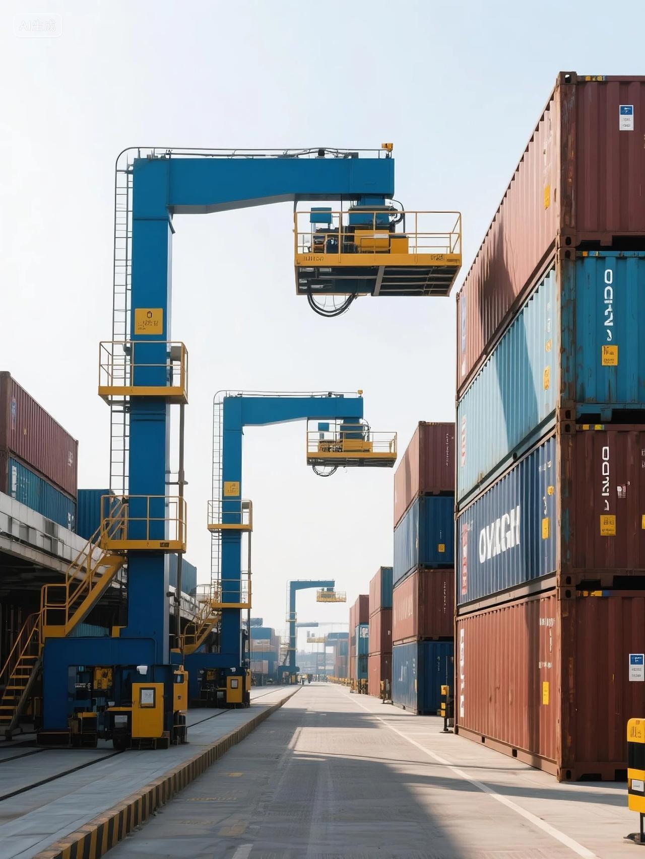 港口集装箱自动化图片
