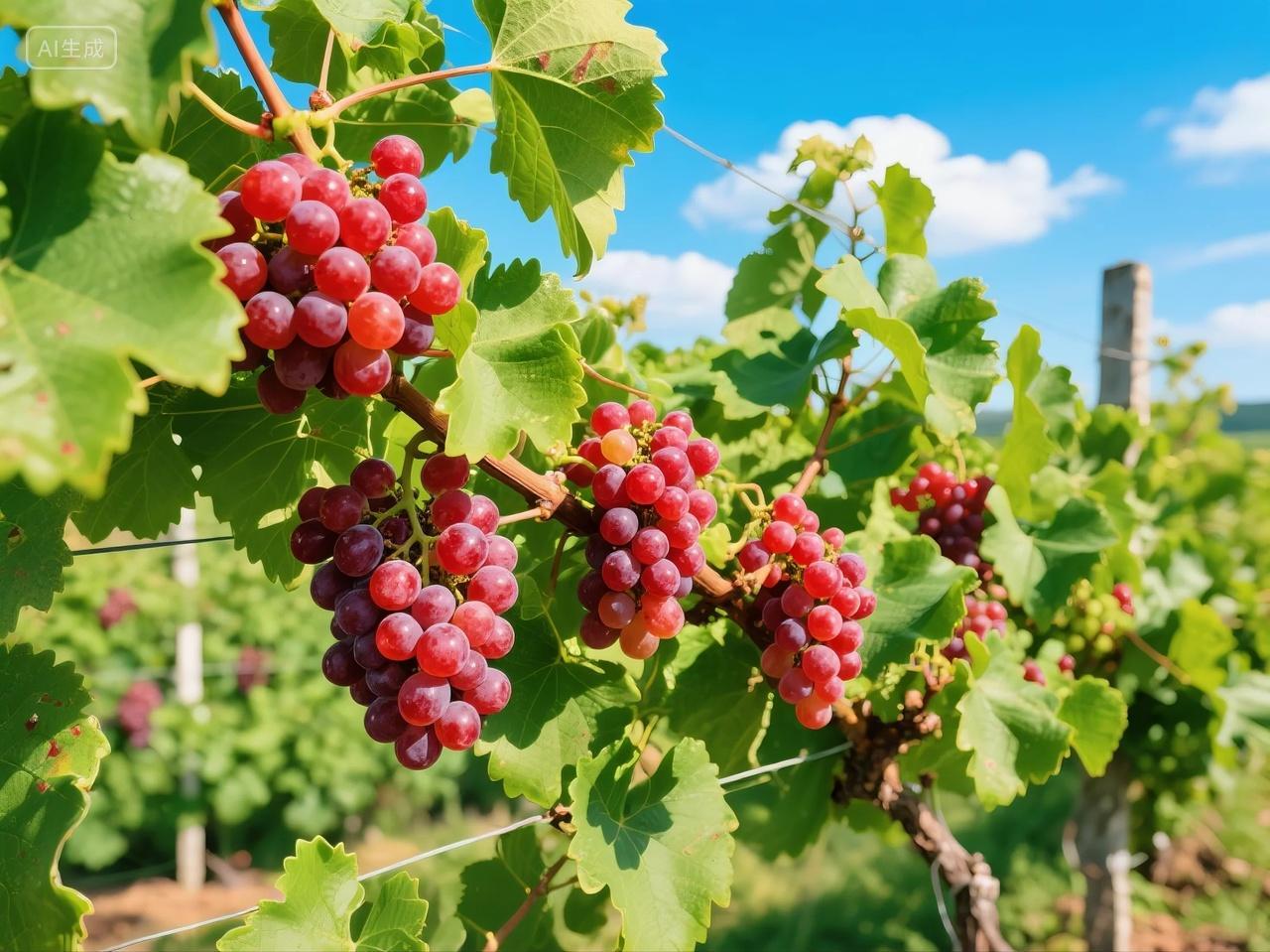 红提葡萄种植园