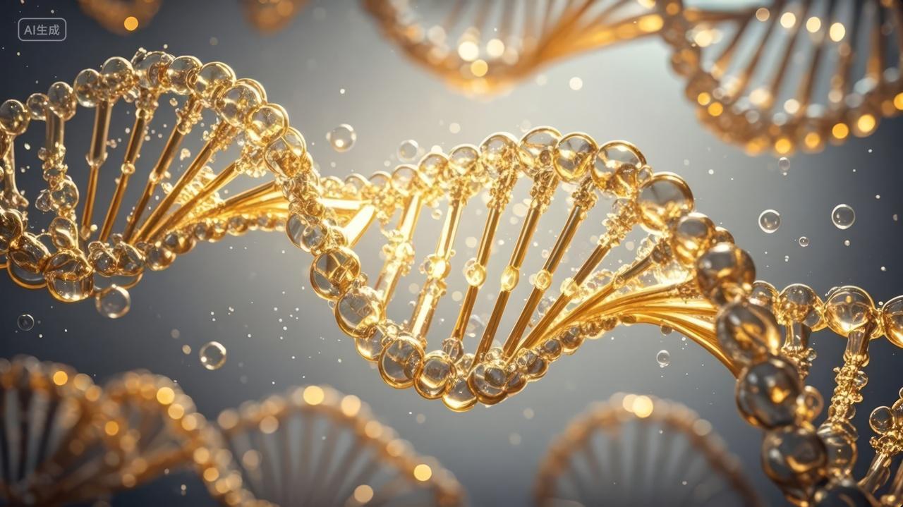 DNA基因链生物科技遗传工程医学研究背景