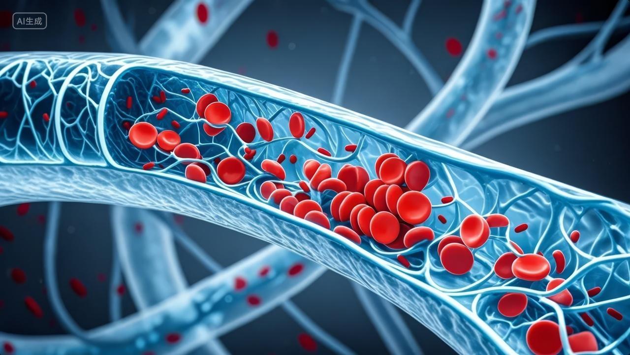 血液血管红细胞健康医疗科技医学背景图