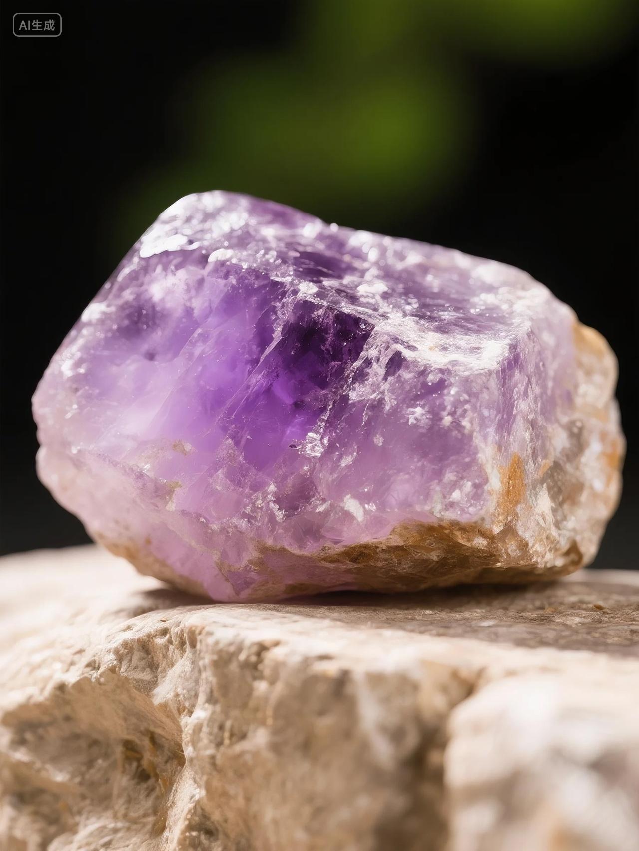 钻石紫水晶原石