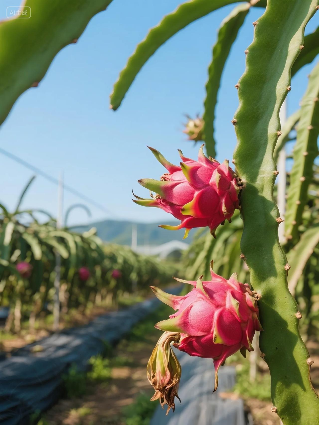 火龙果基地摄影图