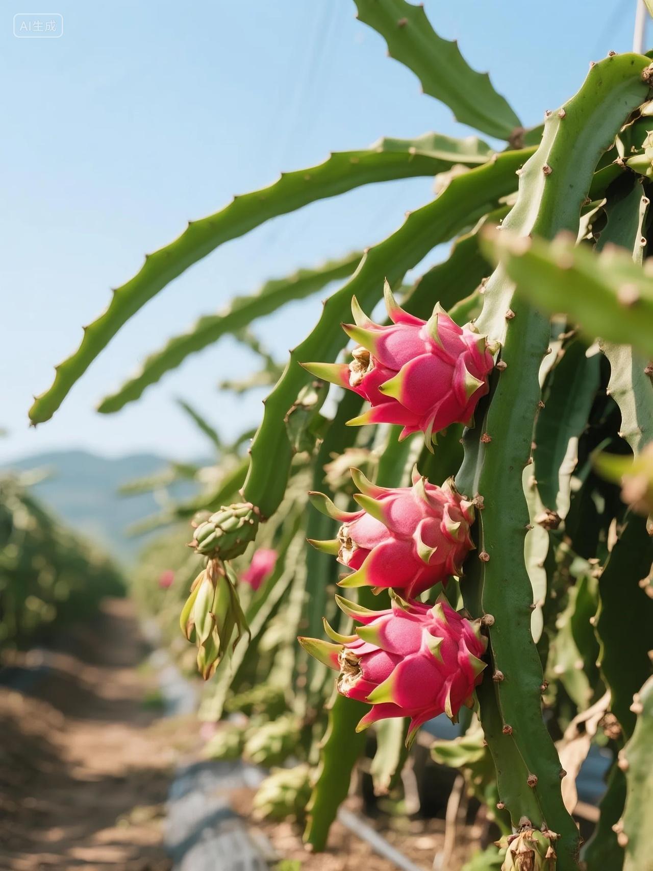火龙果采摘园摄影