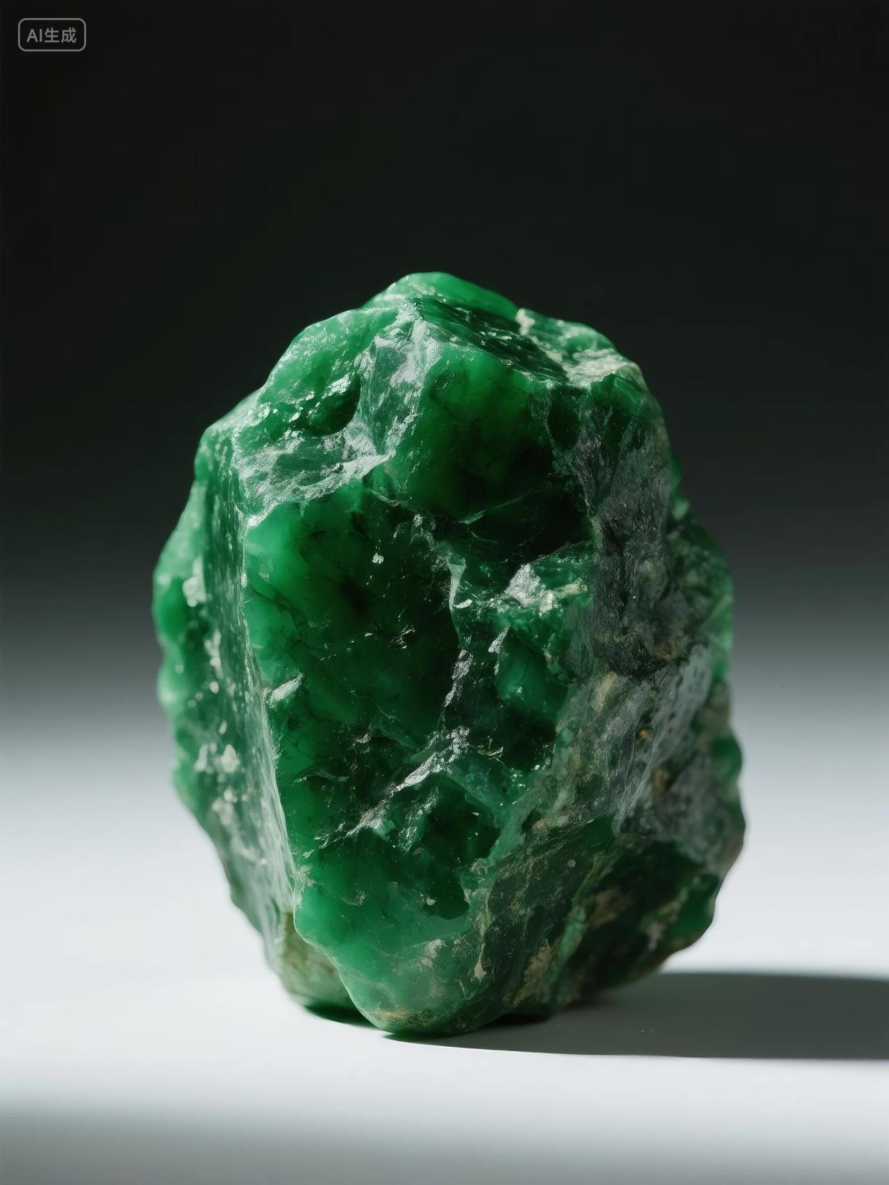 翡翠原石摄影图