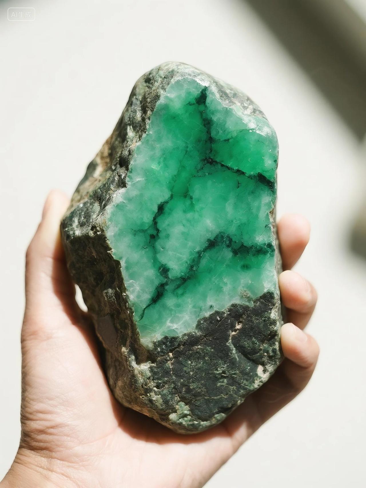 翡翠石料摄影图