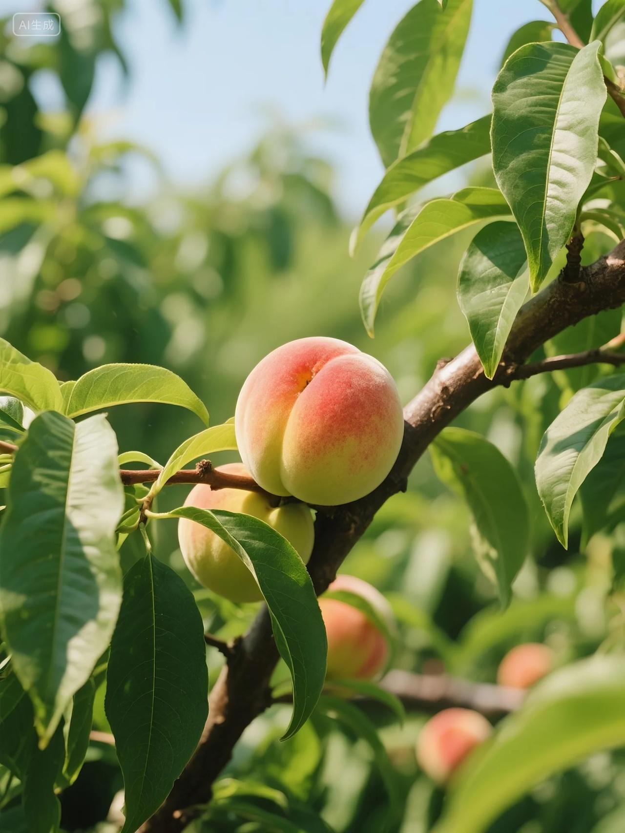 桃园果树高清摄影图