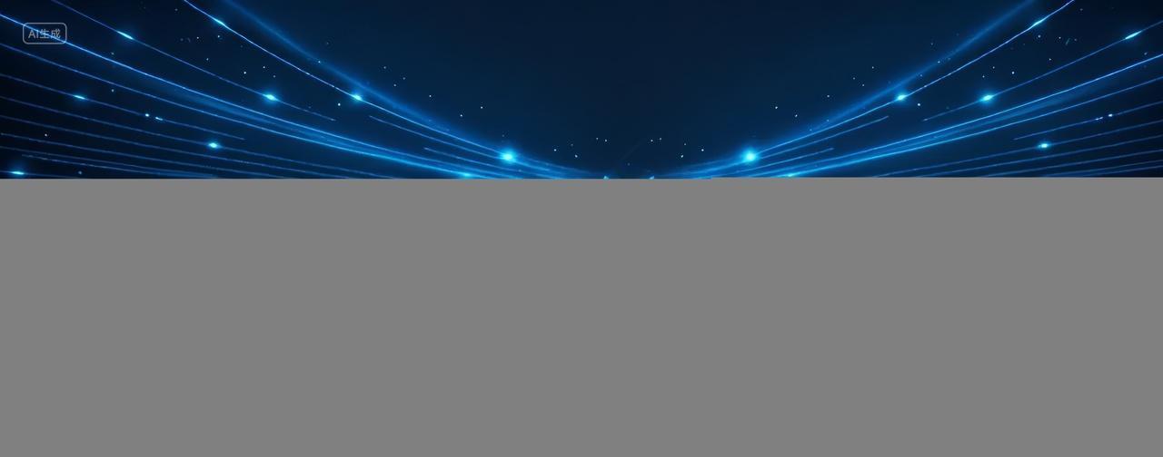 科技数据光线隧道未来时空穿梭抽象背景图