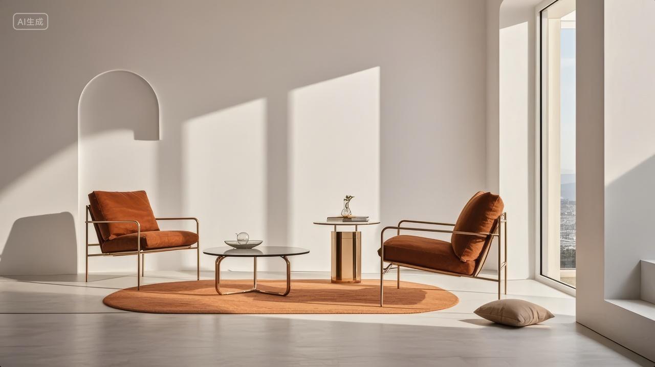 现代简约客厅室内设计阳光家居背景图