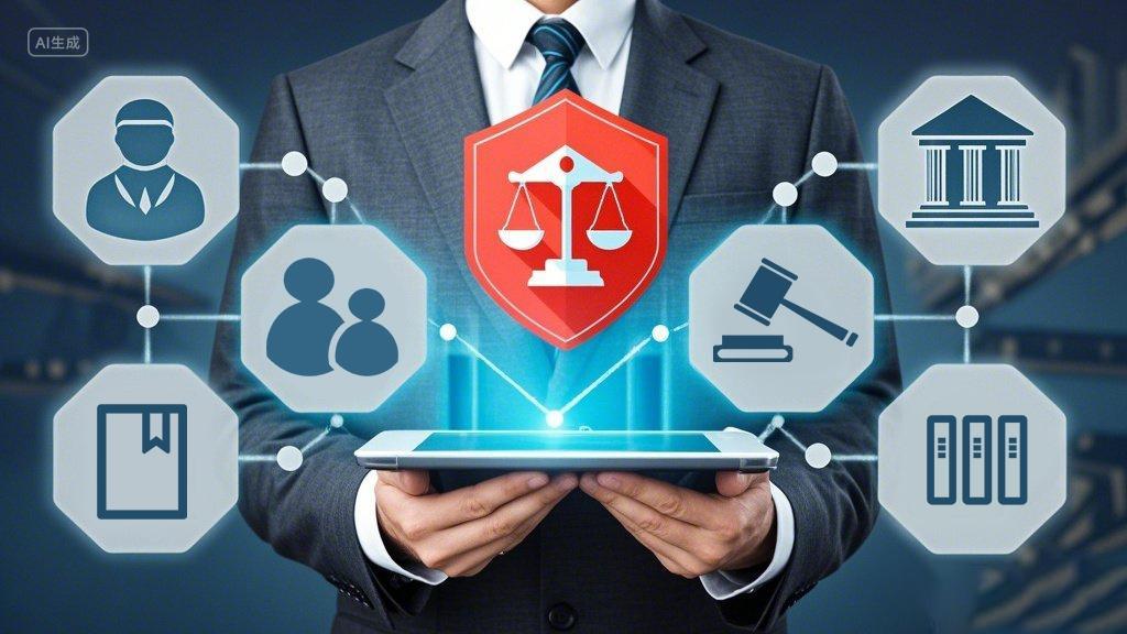 法律法制法规法律标准要求背景图AI