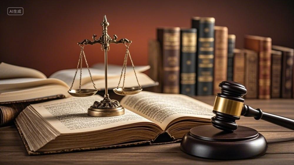 法律法制法律木槌天平图片素材背景AI