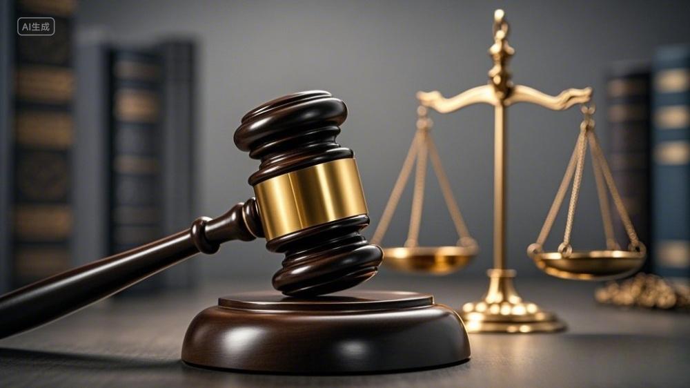法律木槌天平图片素材背景AI