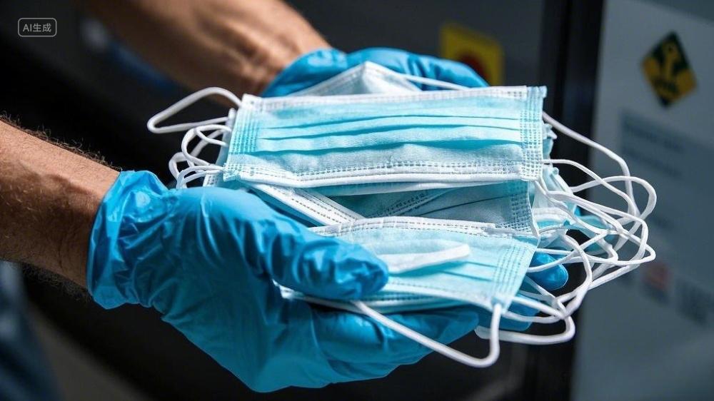 垃圾分类医疗废物口罩AI