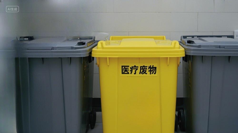 垃圾分类医疗废物垃圾箱AI
