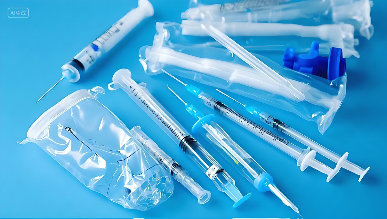 垃圾分类医疗废物素材图AI