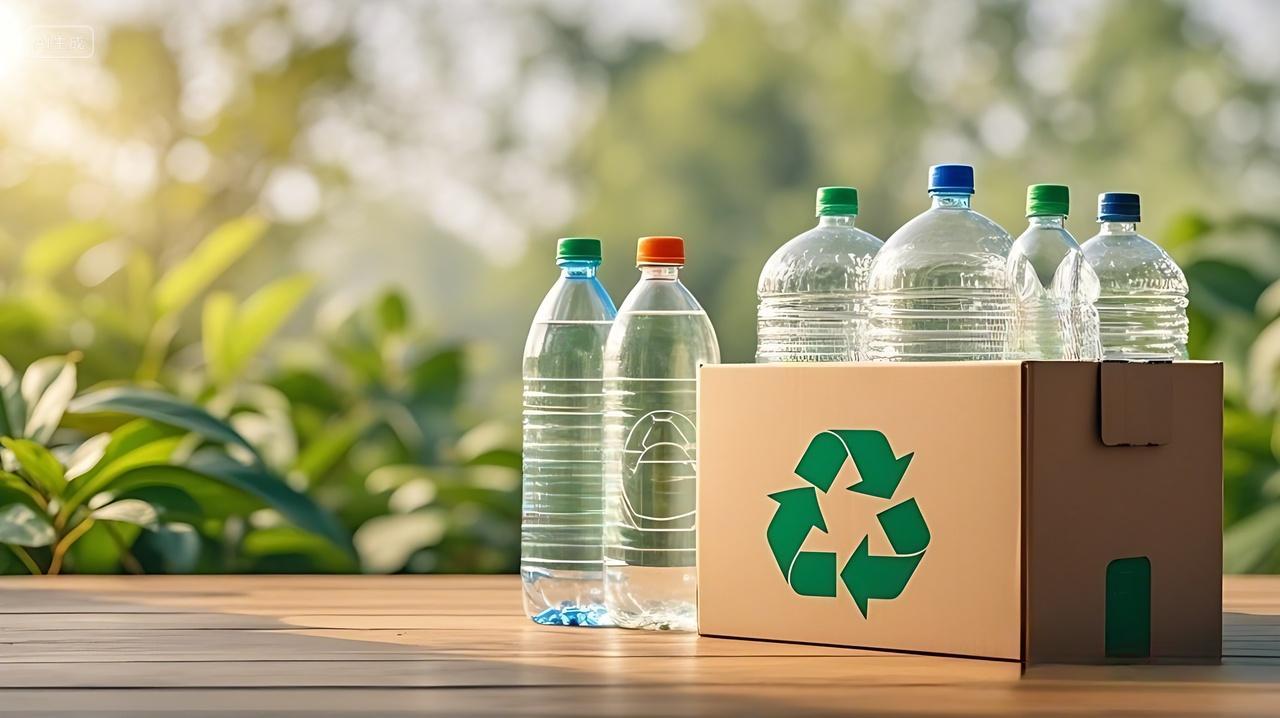 垃圾分类环保回收标识AI