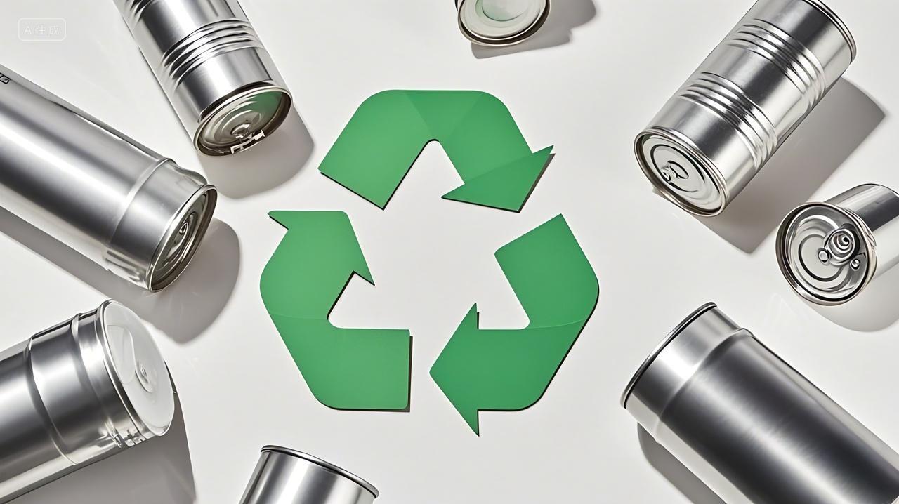 垃圾分类环保回收标识AI