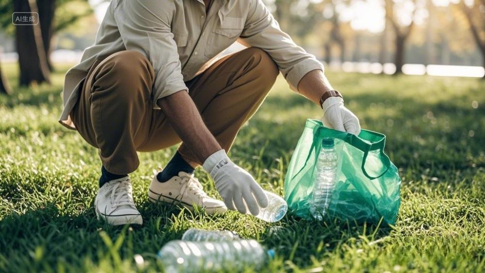 绿色环保捡垃圾AI