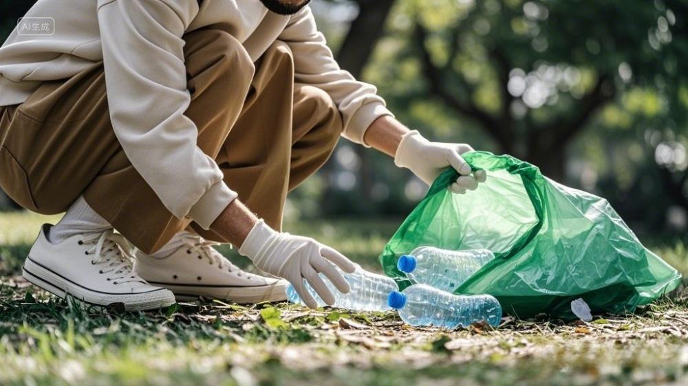 绿色环保捡垃圾AI
