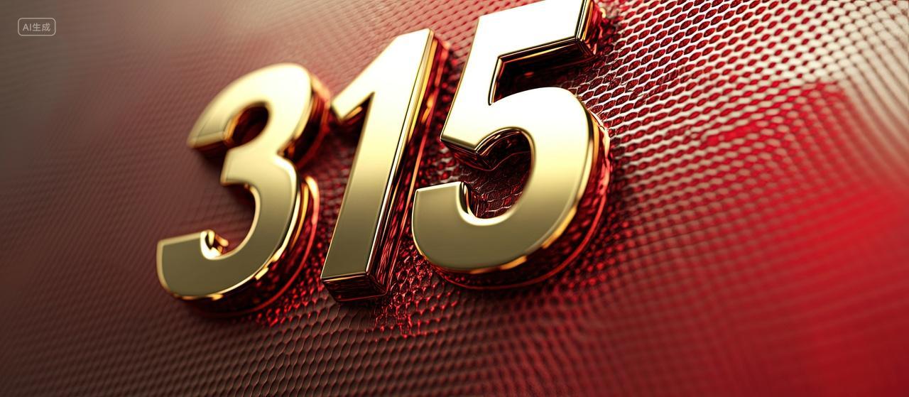 315立体字消费者权益金融建筑海报背景