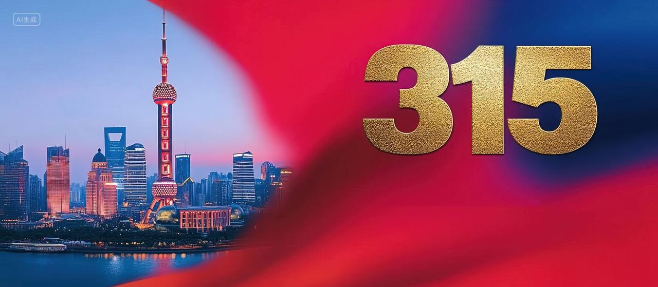 315消费者权益金融建筑党建海报背景