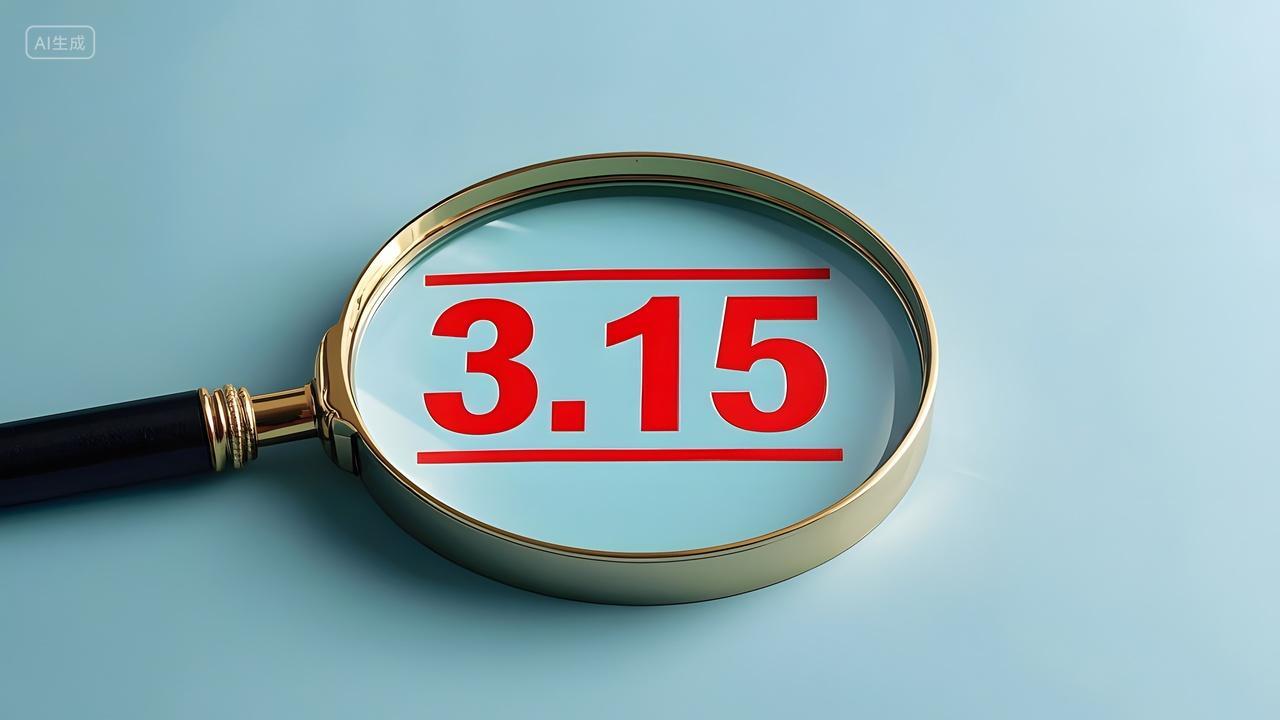 3.15消费者权益日315放大镜与维权主题