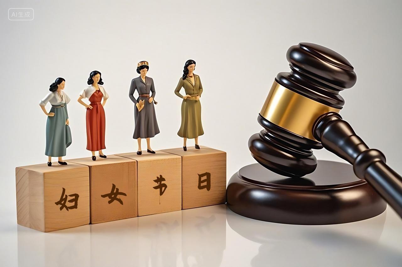 三八妇女节创意背景图