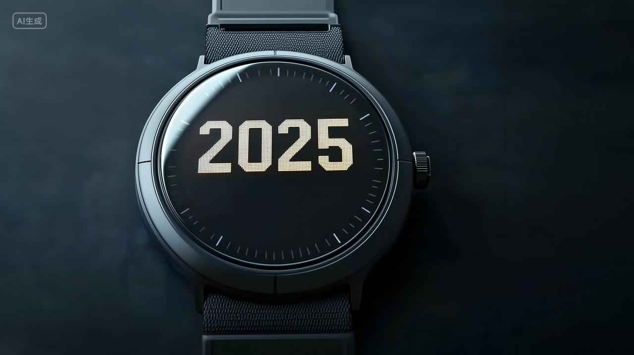 手表2025人工智能科技发展画面2025数字艺术数字新年数字元旦节跨年