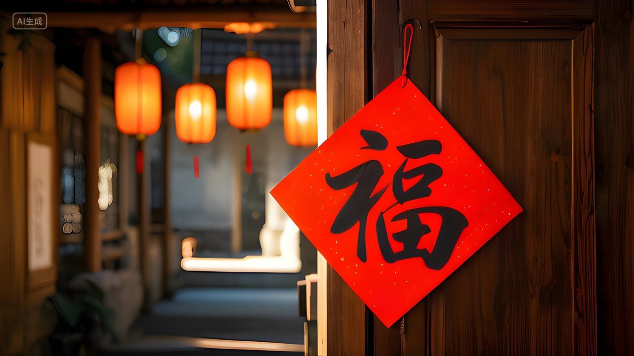 2025年蛇年新春春节新年过年福字装饰喜庆