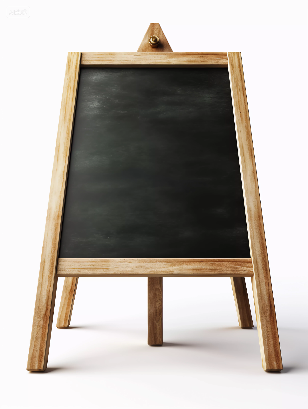 咖啡馆菜单公告折叠的空白菜单小黑板