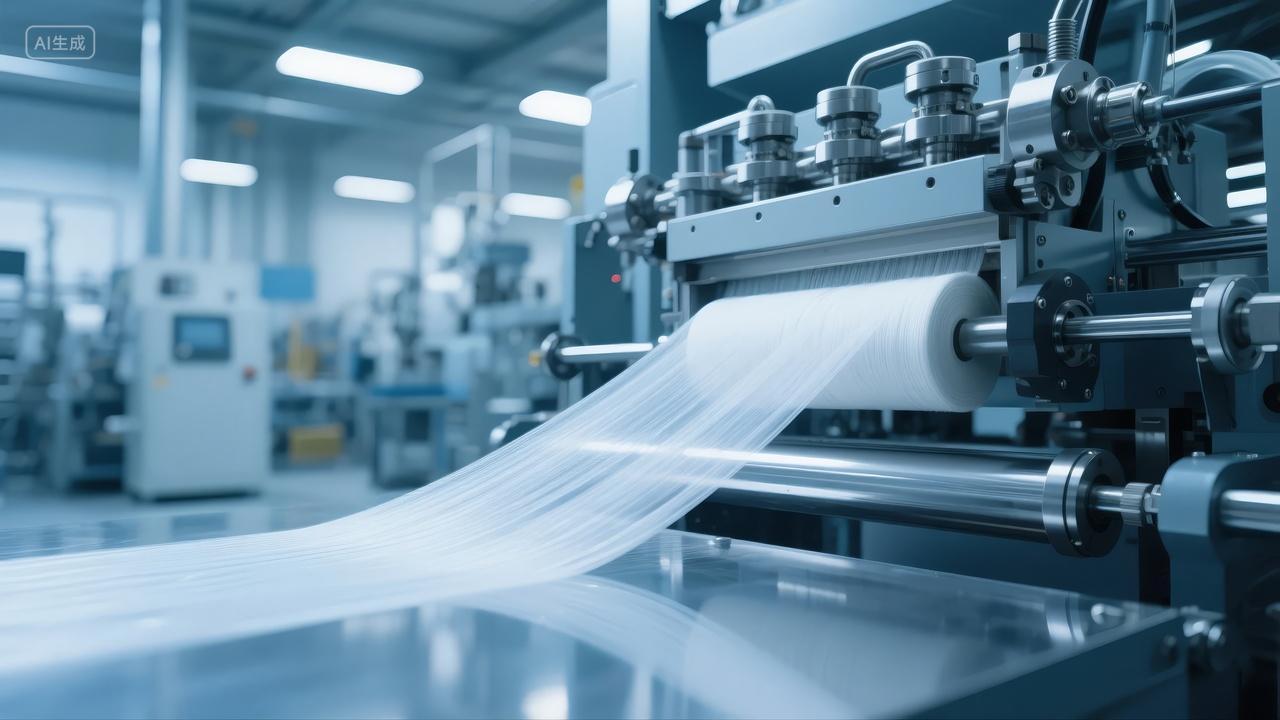 纺织工业自动化生产线智能制造工厂背景