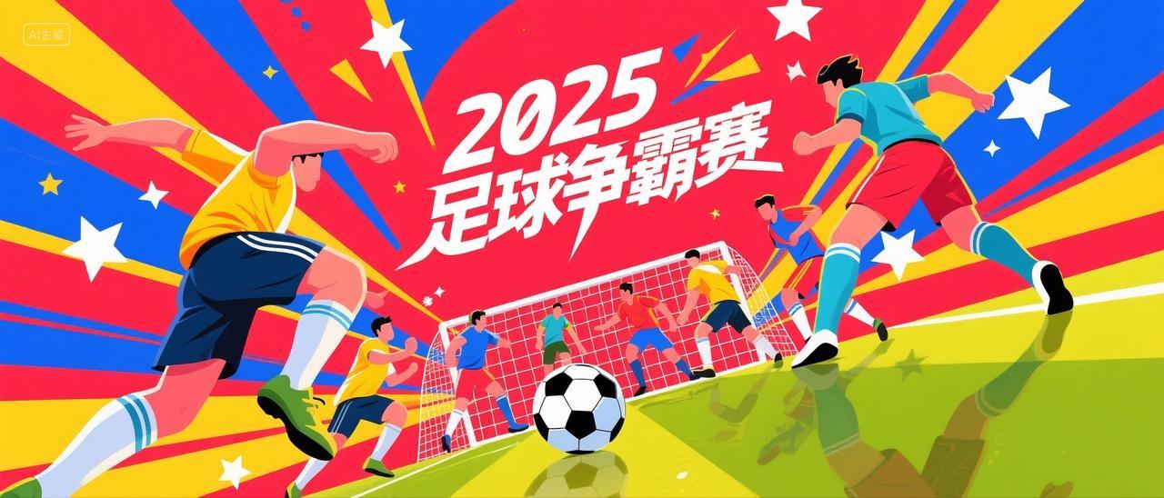 2025足球争霸赛插画画面