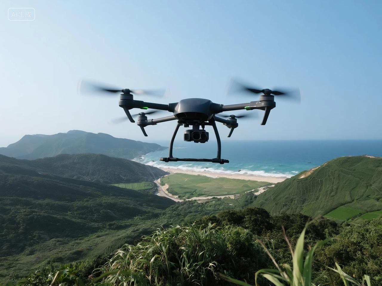 无人机巡山监测摄影