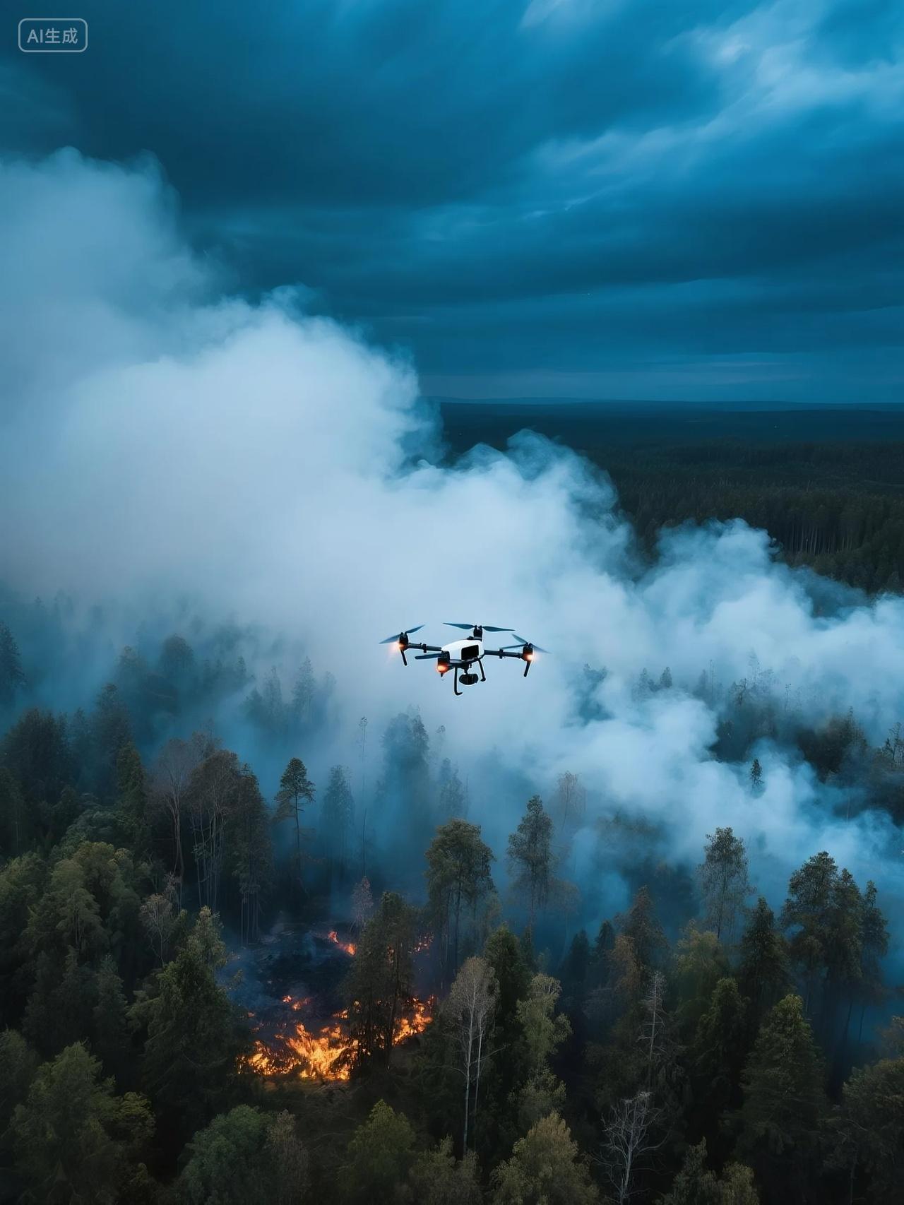 无人机防火巡防工作应用