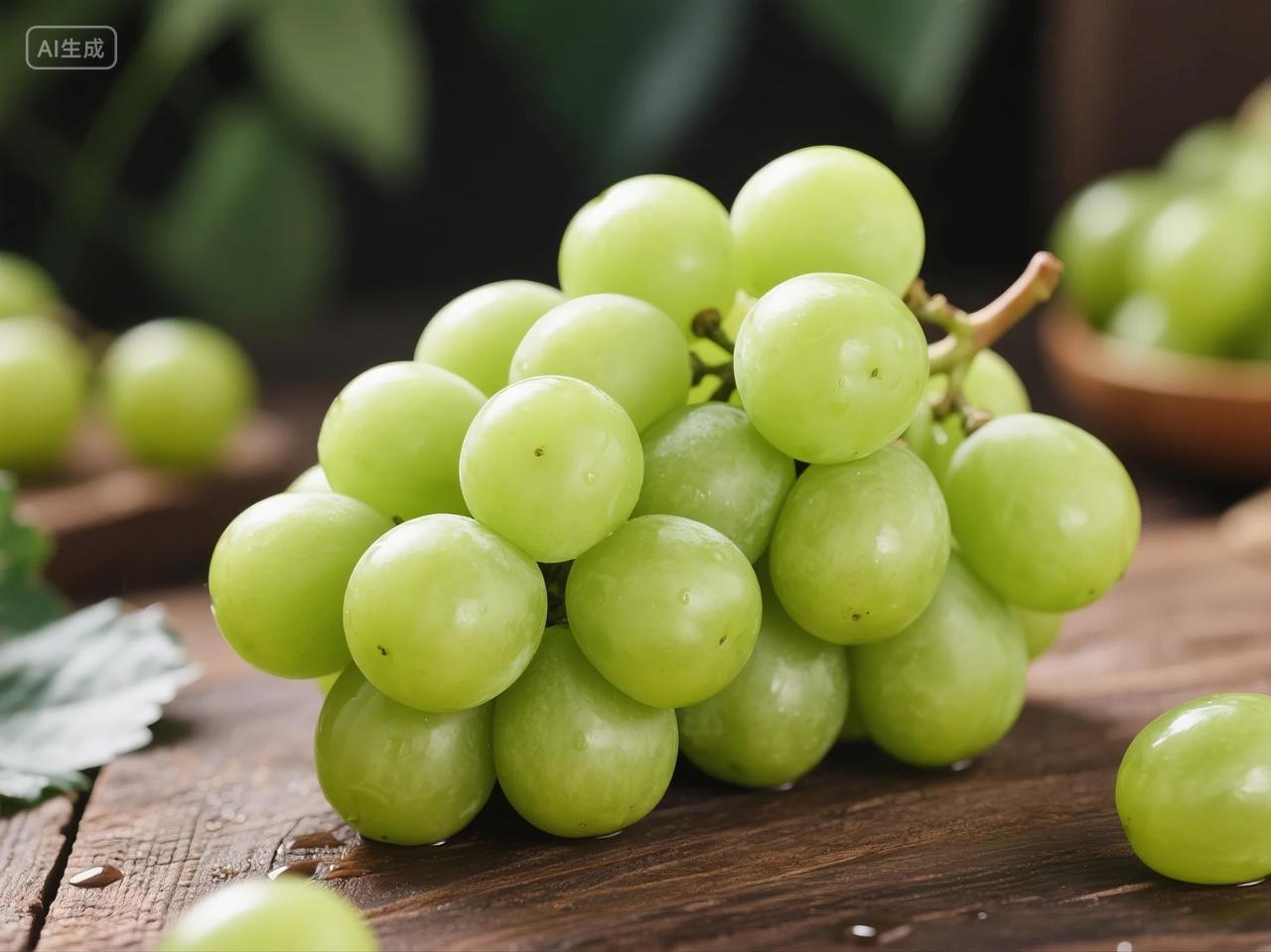 水果生鲜青提葡萄摄影