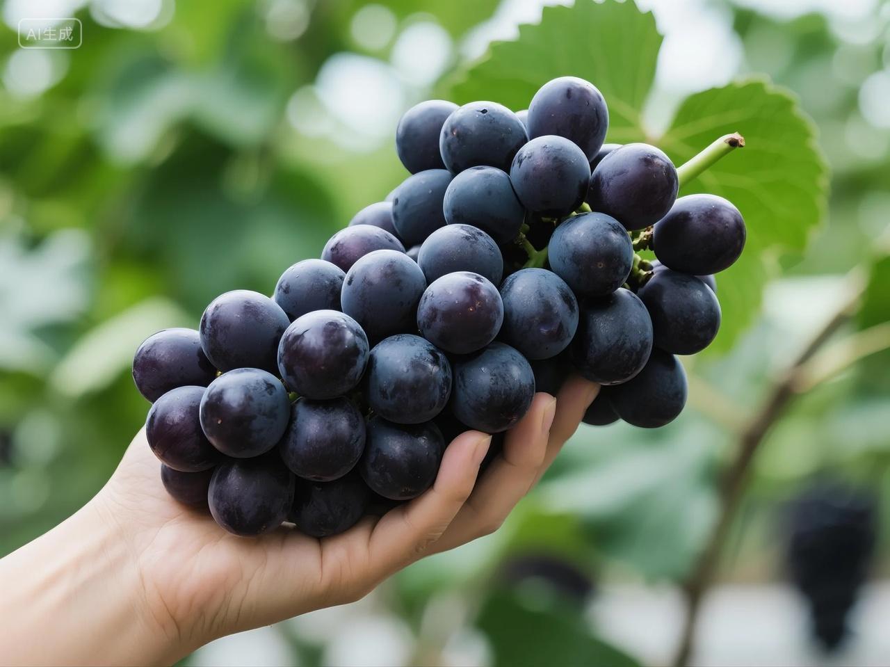 黑提葡萄采摘园摄影