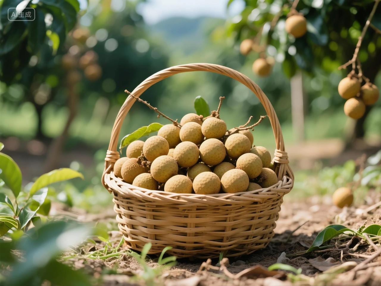 龙眼丰收摄影图片素材