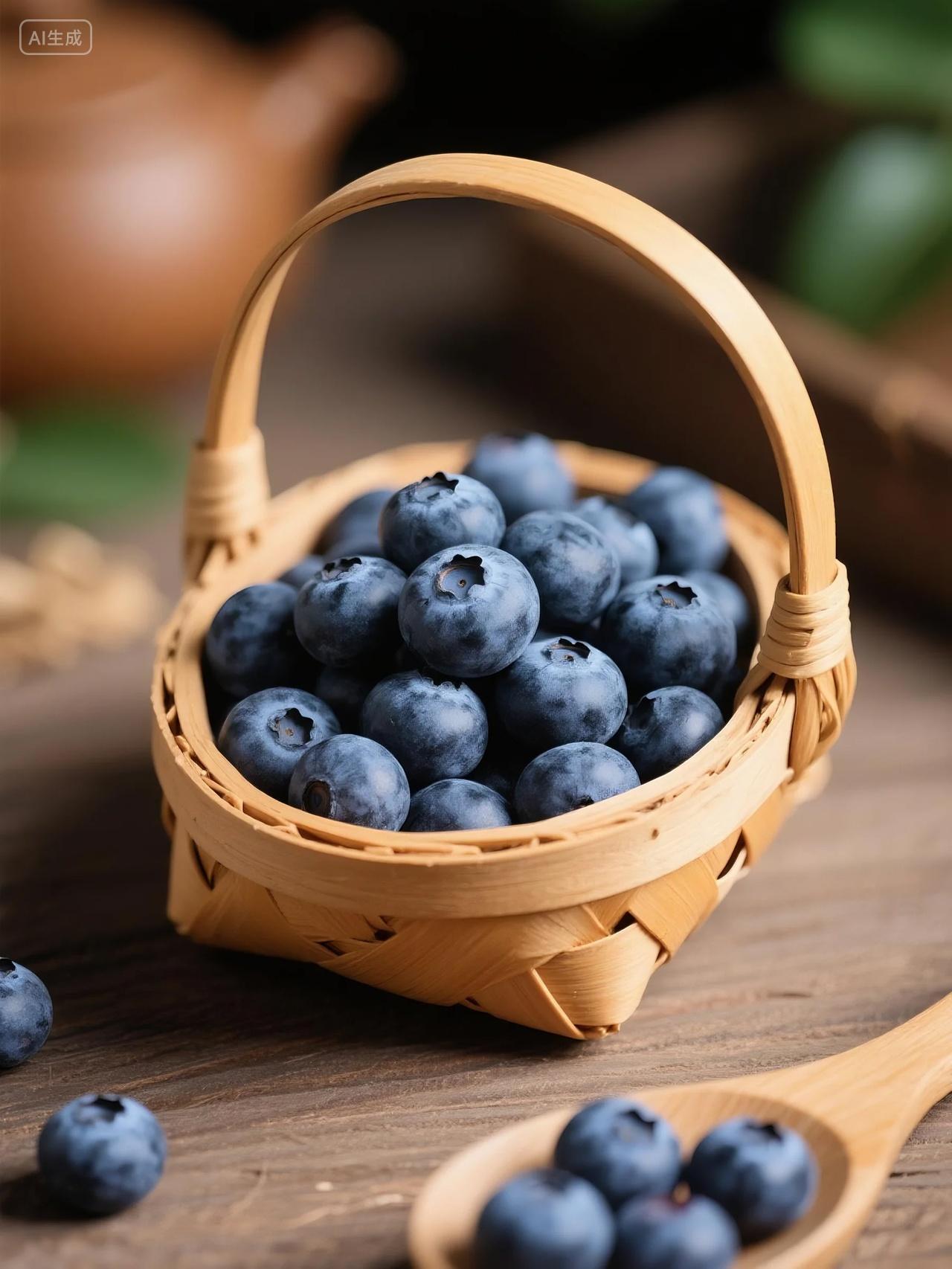 蓝莓果实高清摄影