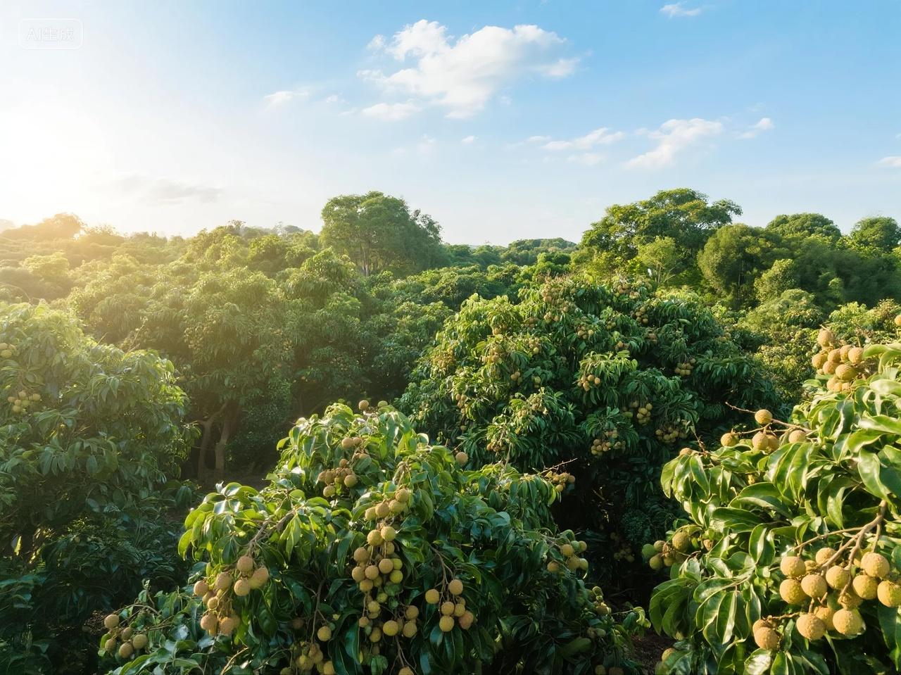 果园龙眼摄影图