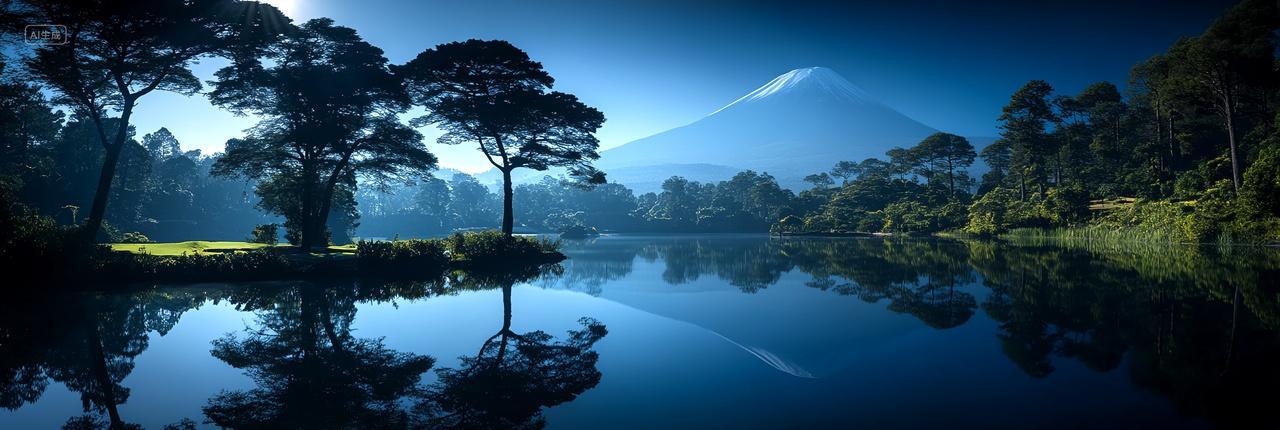 用富士蓝绿配色打造日式侘寂空间