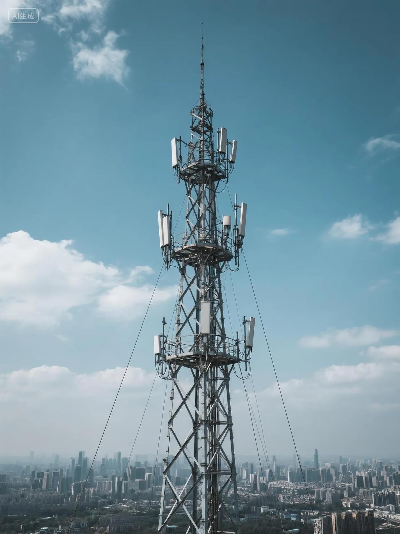 通信组网铁塔设施图片