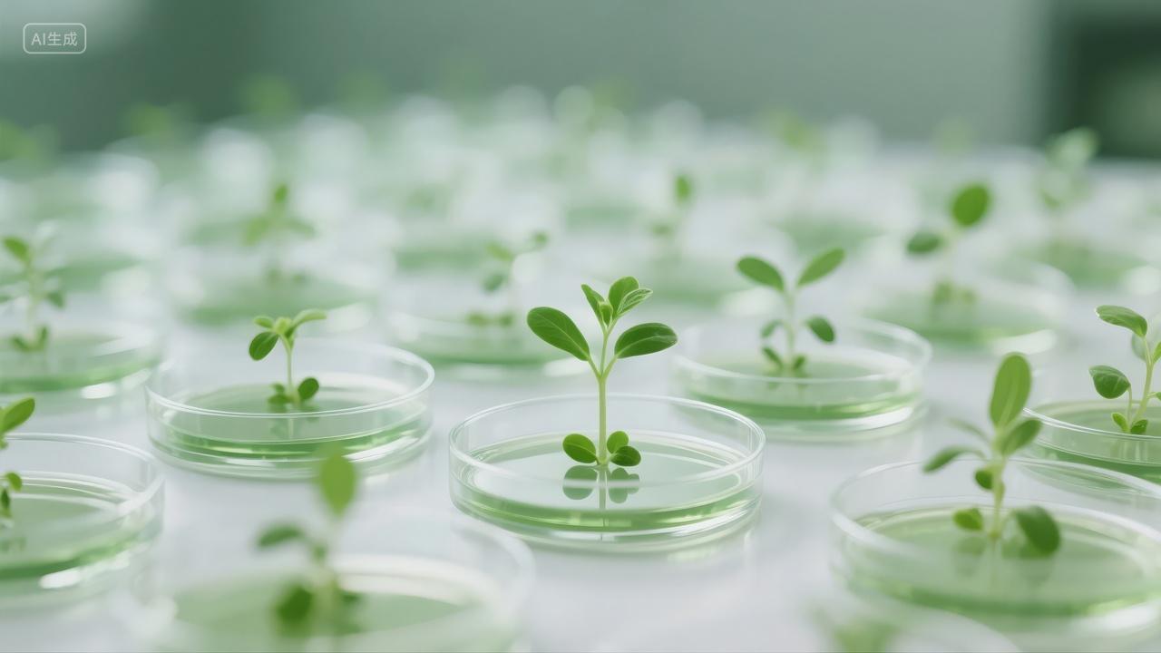 科技农业植物培育实验室幼苗生长科研背景