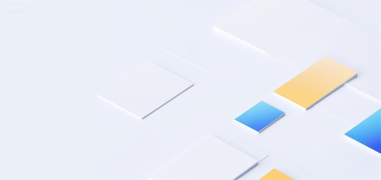 渐变运用展板背景蓝色几何展板背景