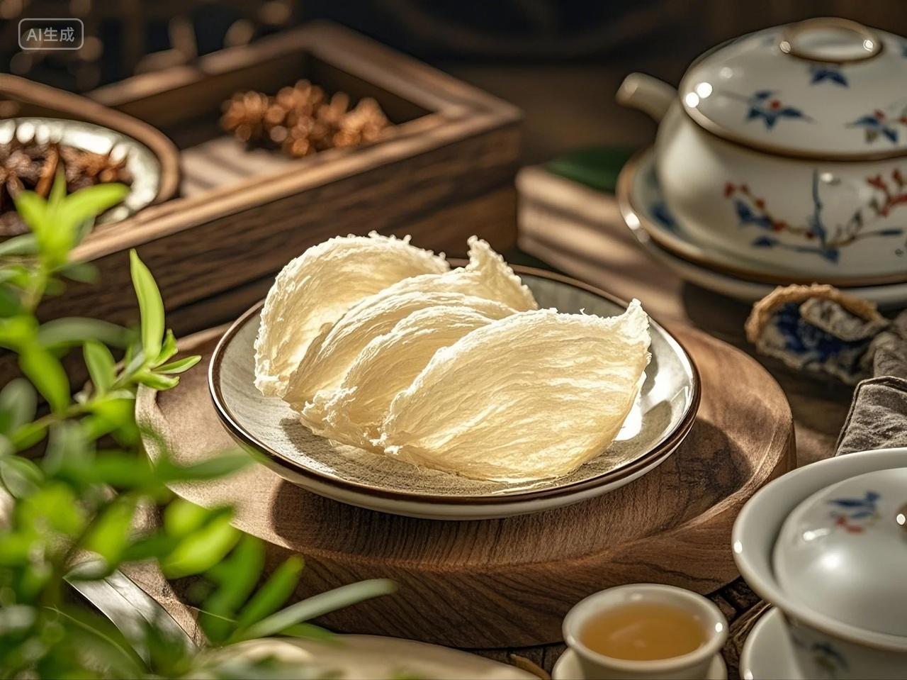 燕窝燕盏展示高清摄影